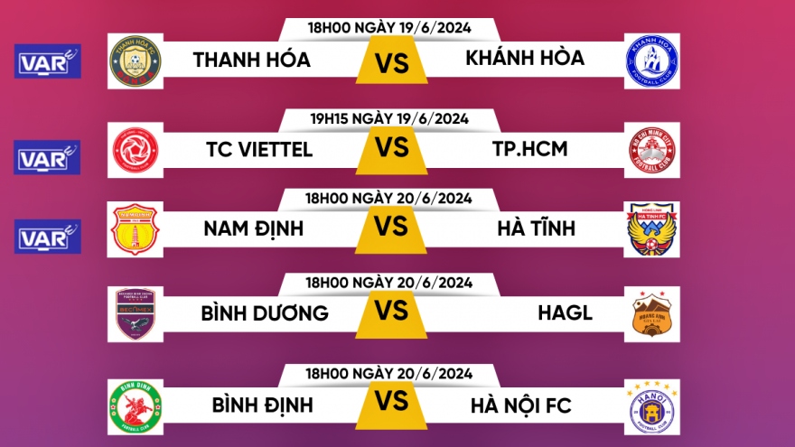 Lịch áp dụng VAR vòng 24 V-League 2023/2024: Nóng ở hai đầu bảng xếp hạng